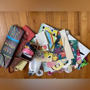 Colorful Gift Wrapping Bag & ribbon  Set